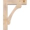 Ekena Millwork Legacy Block Smooth Bracket w/ Offset Brace, Douglas Fir, 7 1/2"W x 30"D x 38"H BKT0806X30X38LEC05SDF - alternate 2